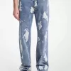 Arden Splattered Denim Relaxed-Fit-Jeans
