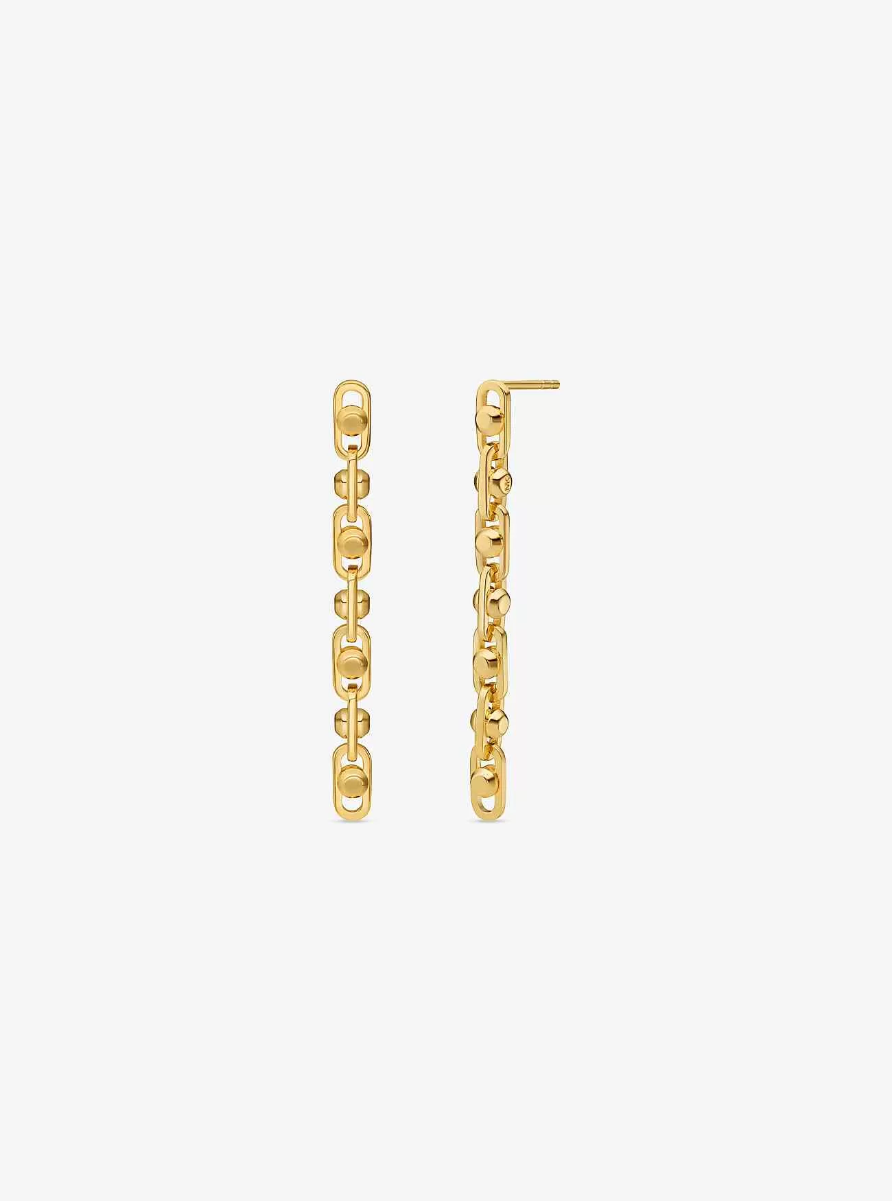 Astor-Gliederohrringe aus Sterlingsilber mit Edelmetallbeschichtung