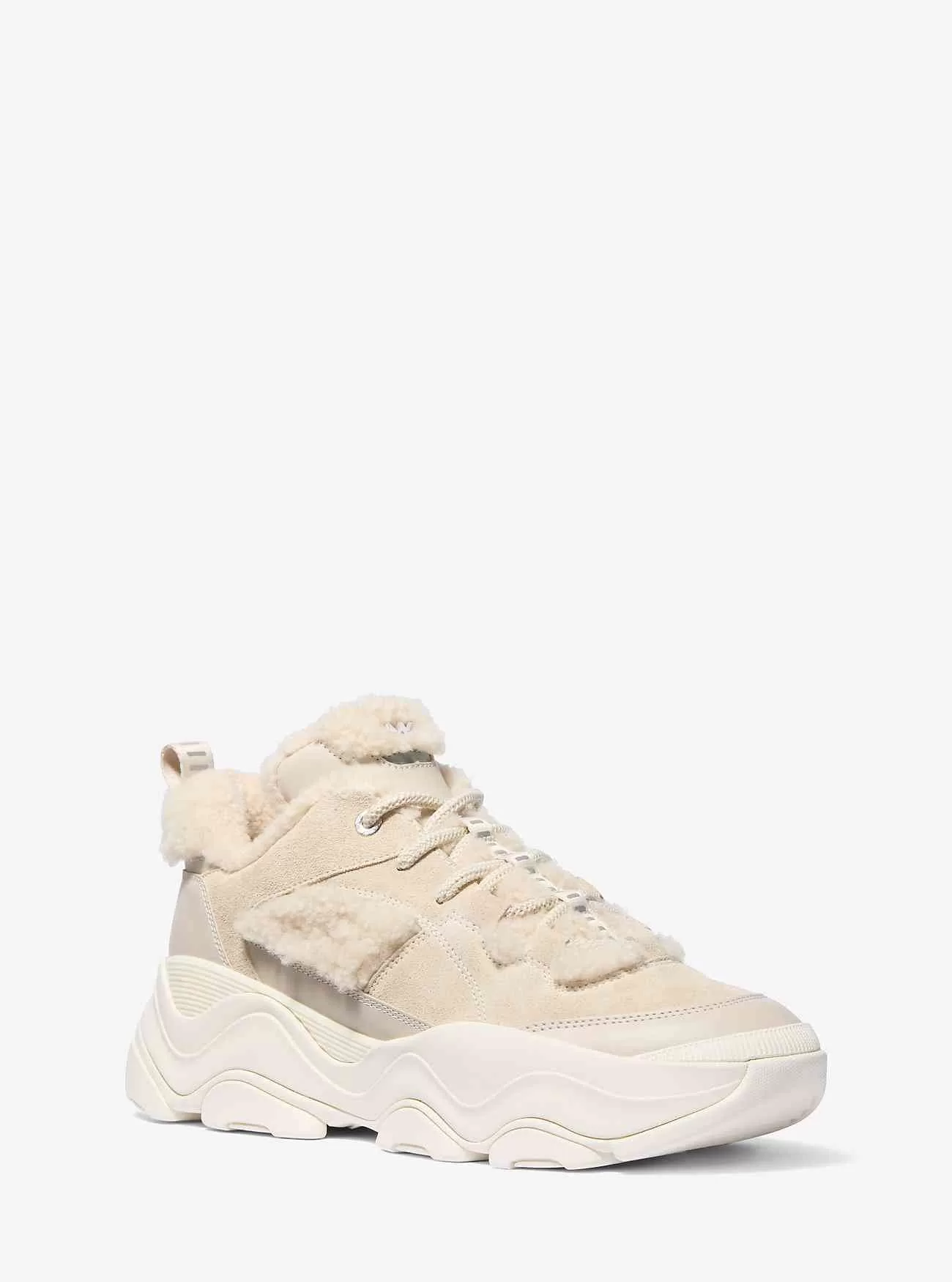 Atlas-Trainer aus Wildleder und Shearling