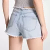 Ausgefranste Jeansshorts