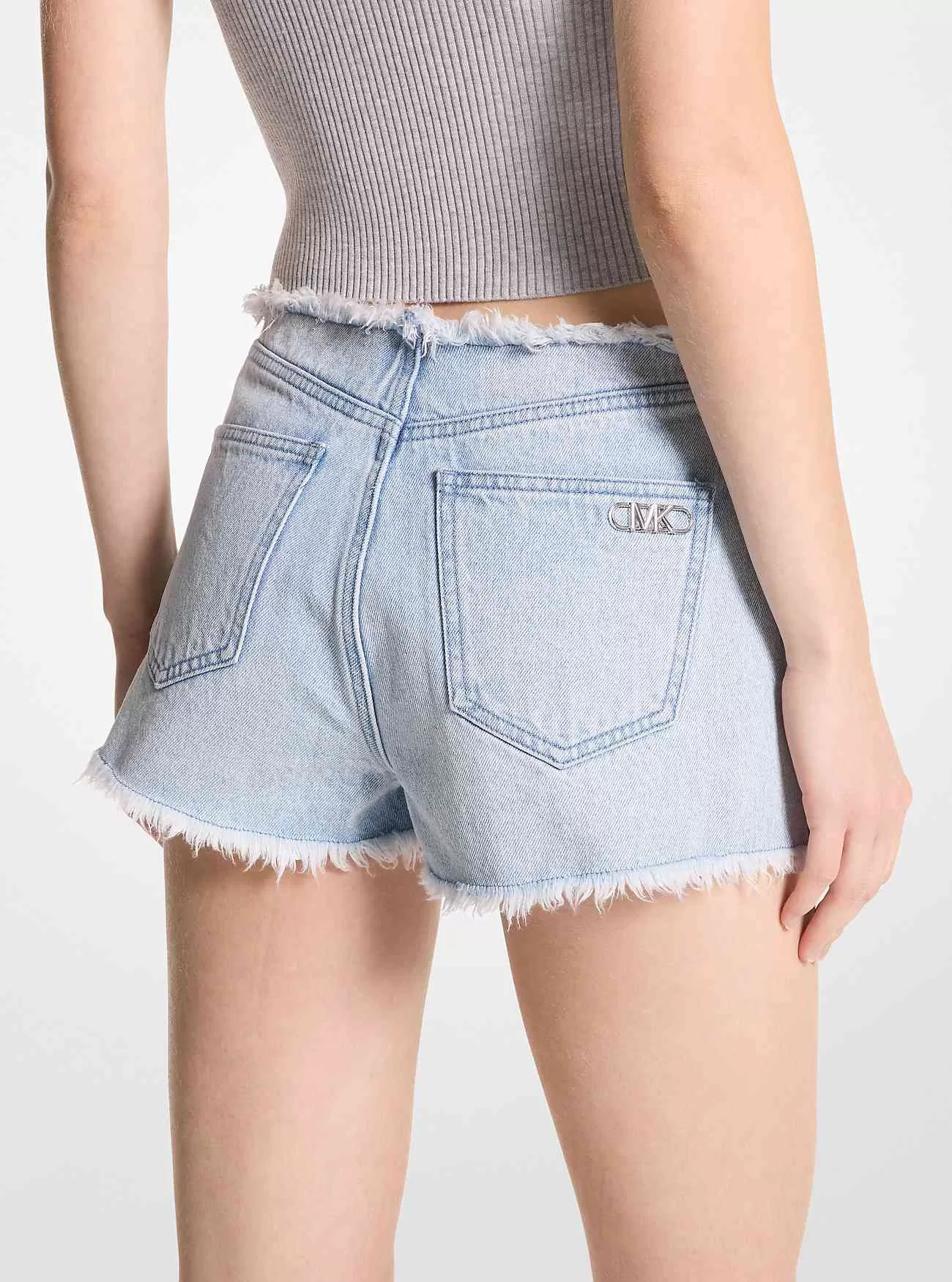 Ausgefranste Jeansshorts