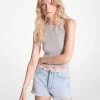 Ausgefranste Jeansshorts