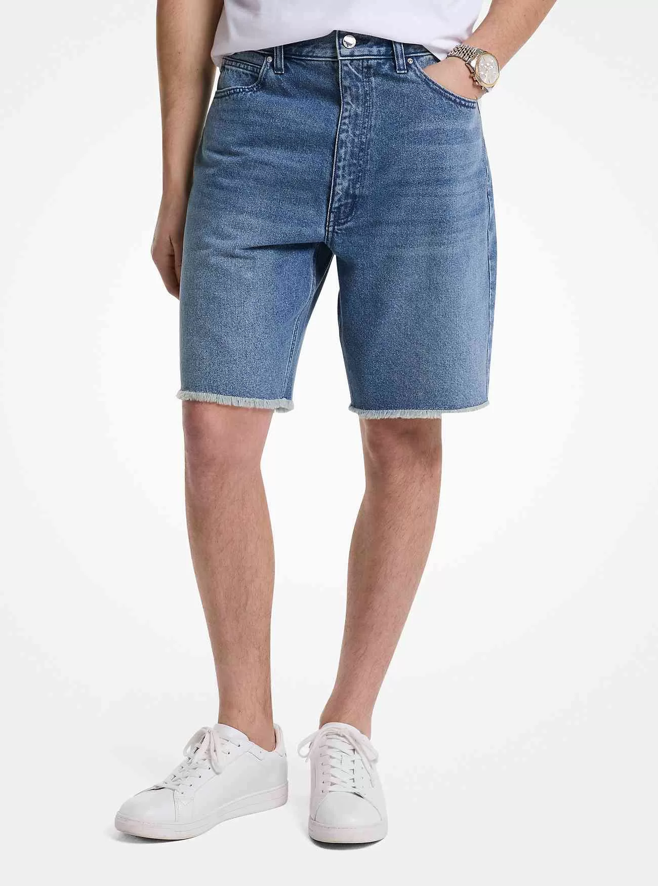 Ausgefranste Jeansshorts