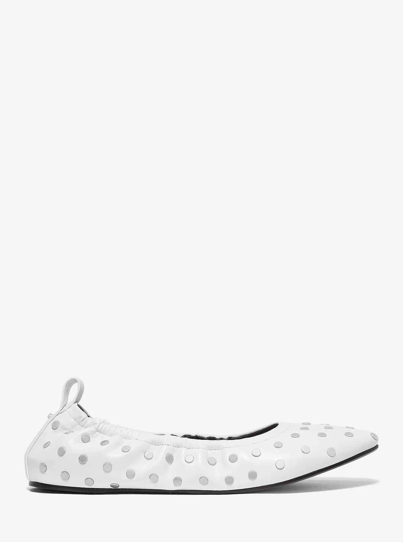 Ballerinas „Amy“ aus Leder mit Nieten