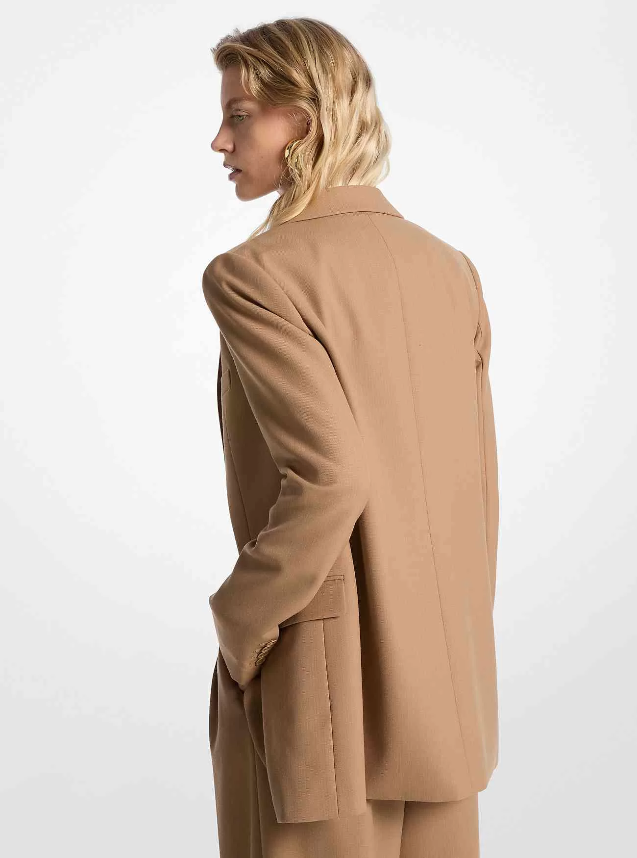 Boyfriend-Blazer aus Wollmischung