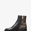 Carlisle-Stiefelette aus Leder und Empire-Monogramm