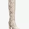 Carly Python geprägter Lederstiefel Carly Python geprägter Lederstiefel