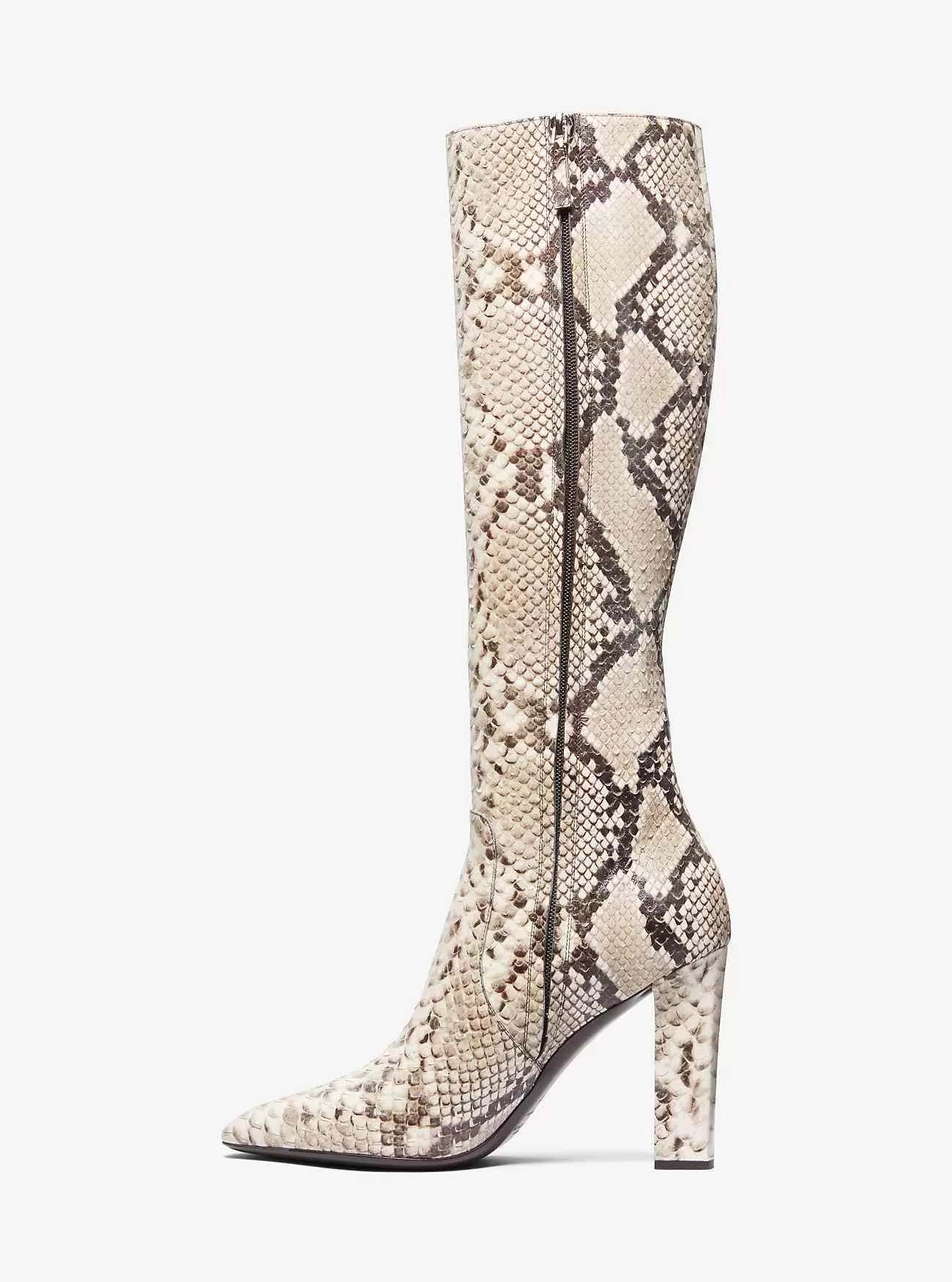 Carly Python geprägter Lederstiefel Carly Python geprägter Lederstiefel