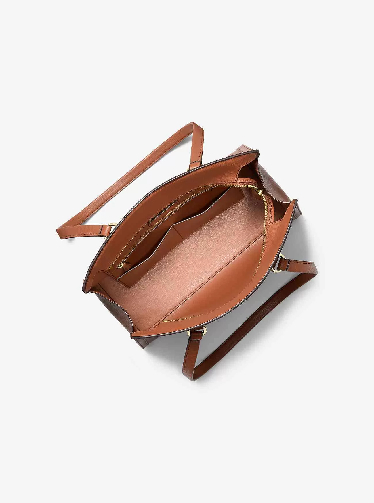 Chantal Mittelgroße Tragetasche aus genarbtem Leder