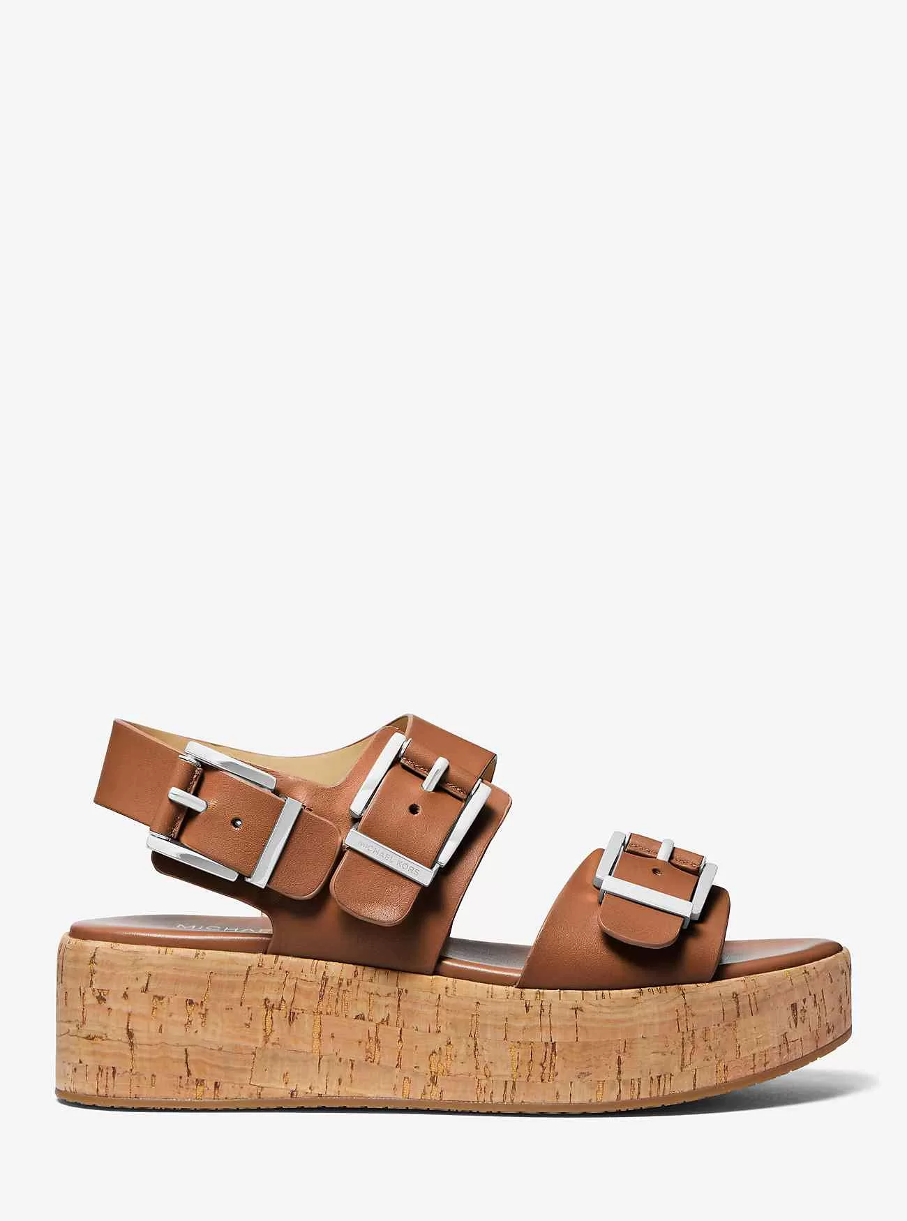 Colby Flatform-Sandale aus Leder