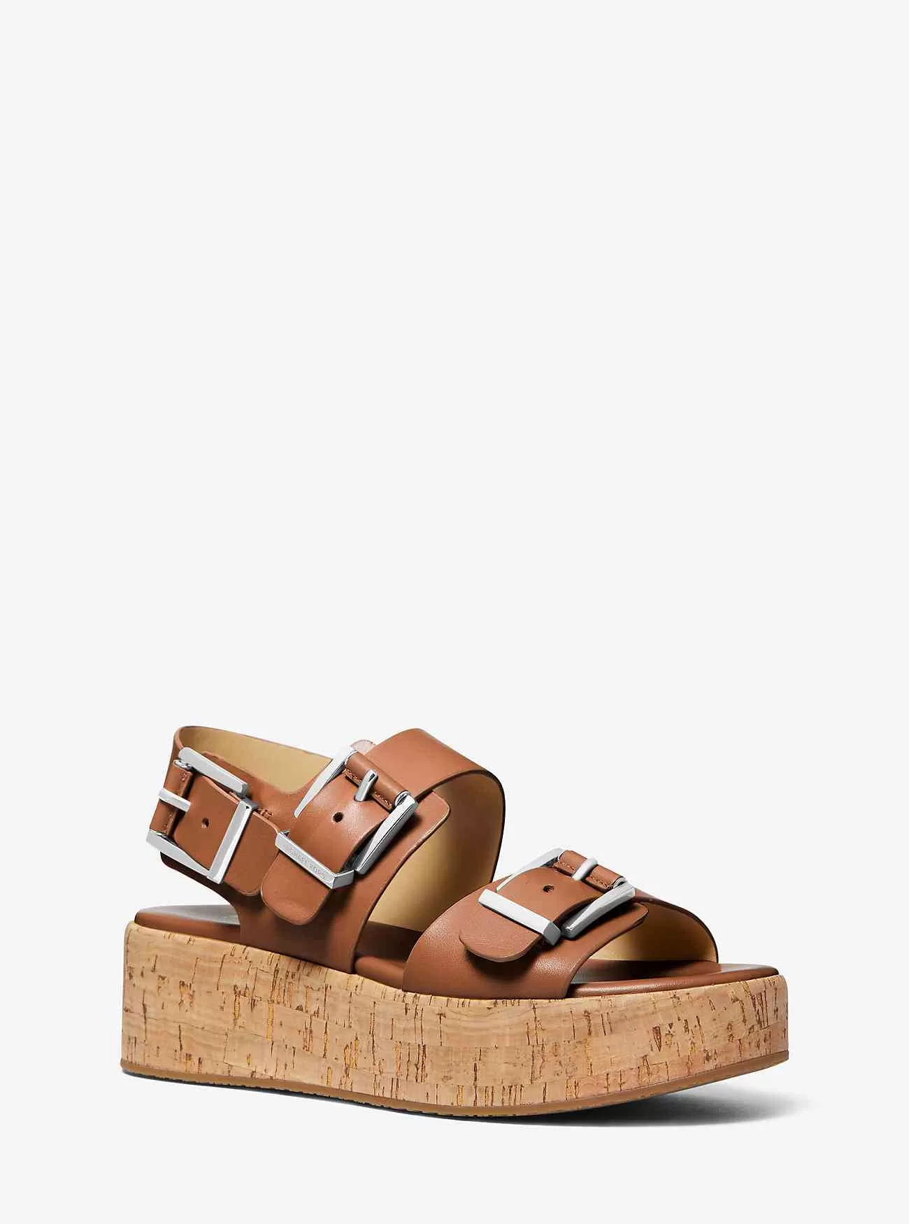 Colby Flatform-Sandale aus Leder