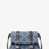 Darrington Mini Empire Diamond Jacquard Denim-Umhängetasche