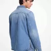 Denim-Hemdjacke