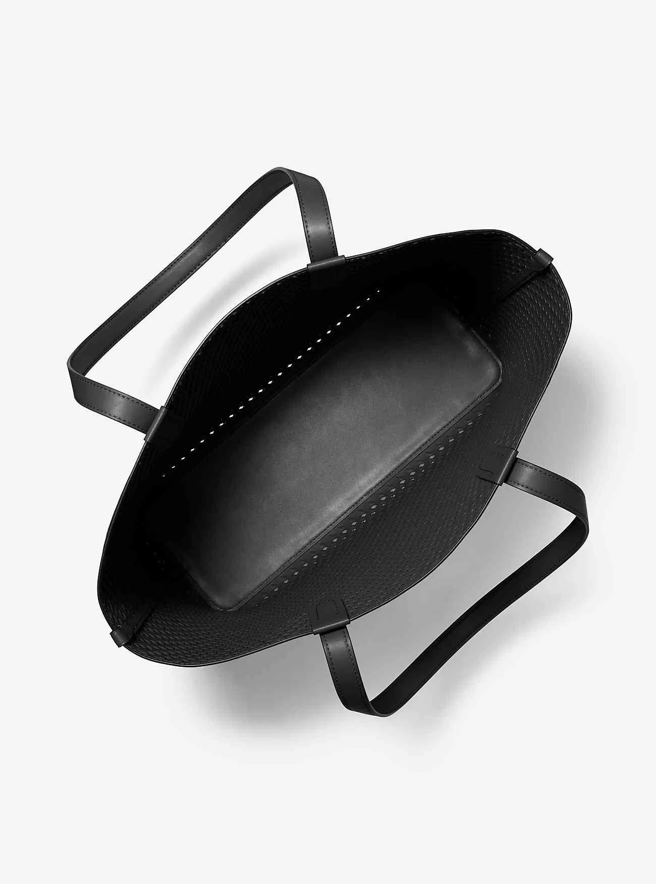 Extragroße handgewebte Eliza-Tragetasche aus Leder