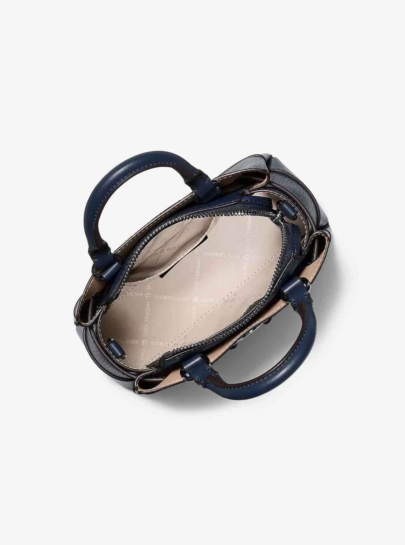 Extrakleine Reed-Umhängetasche aus genarbtem Leder