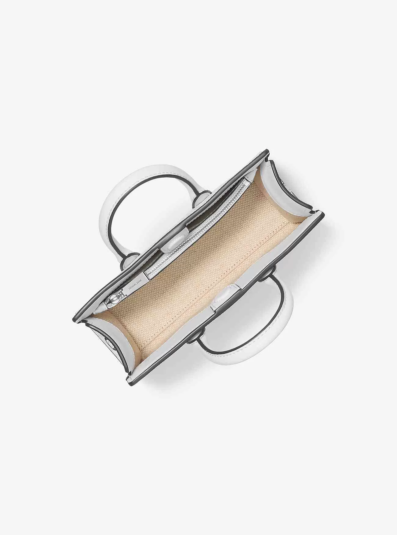 Extrakleine Scarlett-Umhängetasche mit charakteristischem Logo