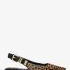 Flache Schuhe aus Darrington-Kalbshaar mit Gepardenmuster