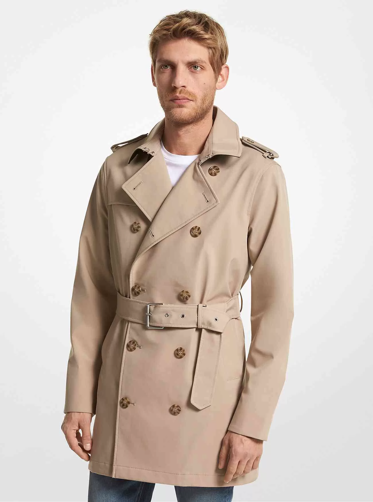 Gewebter Trenchcoat