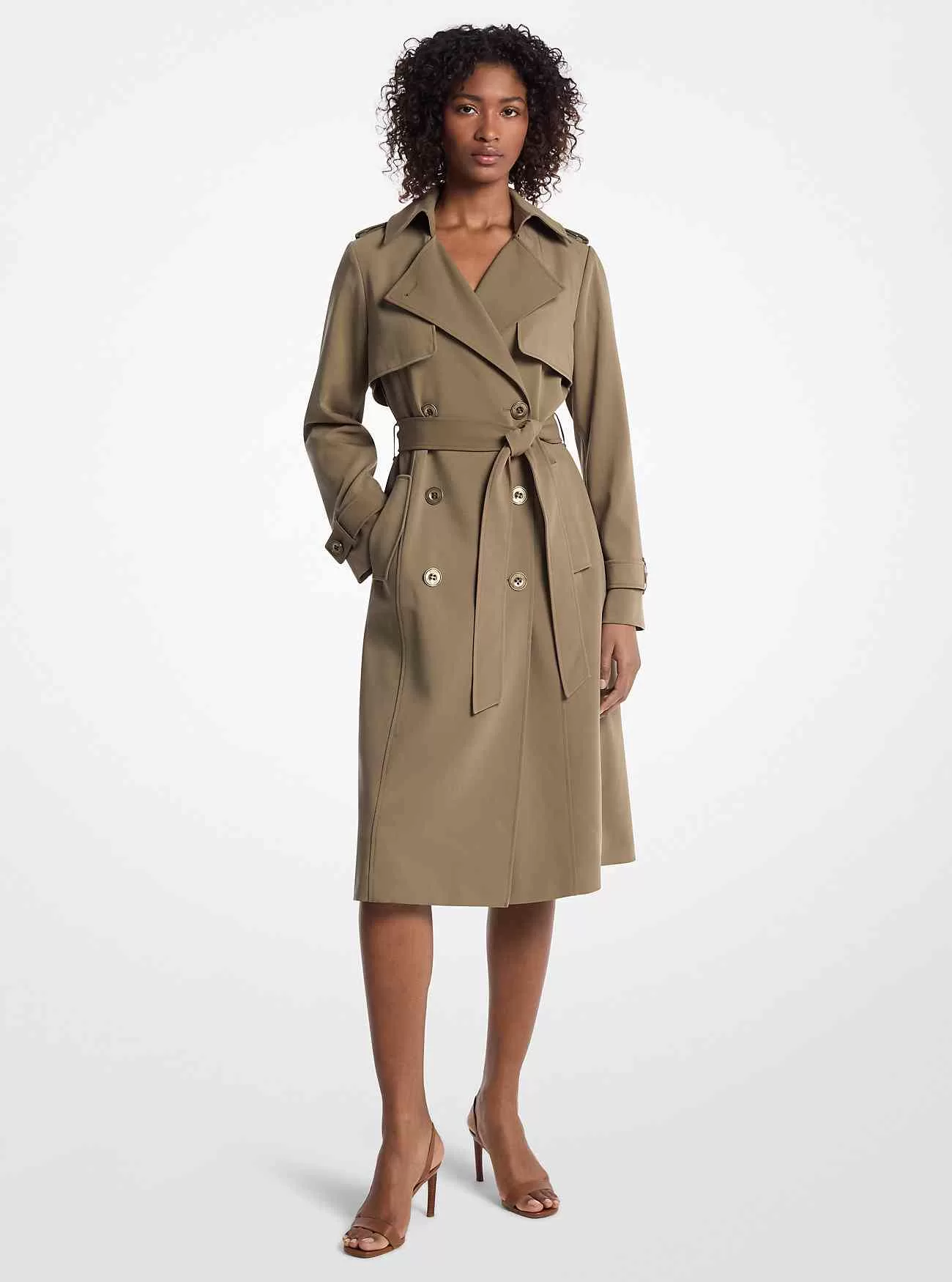 Gewebter Trenchcoat