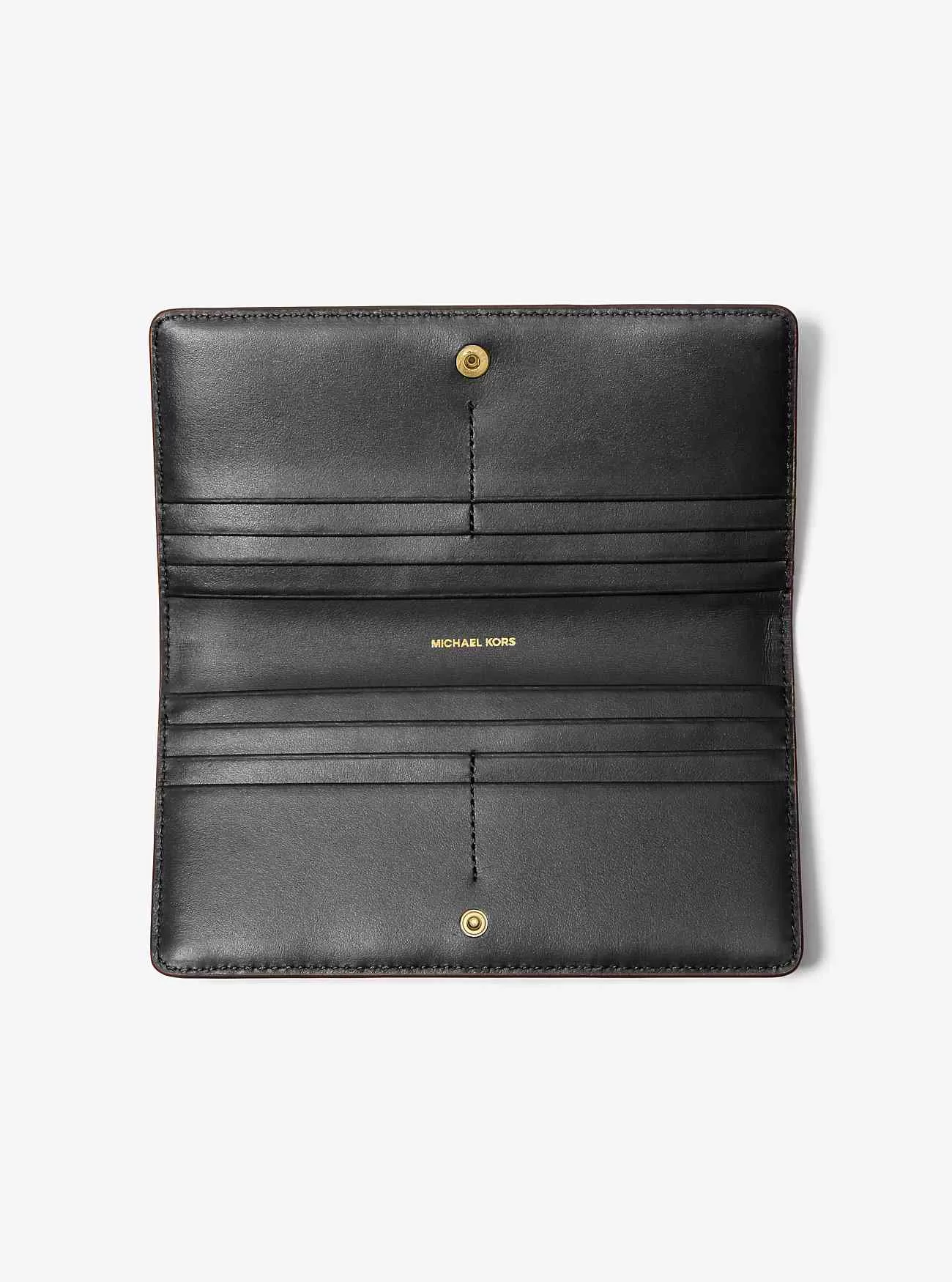 Große Bryant-Geldbörse mit Schnappverschluss und Signature-Logo