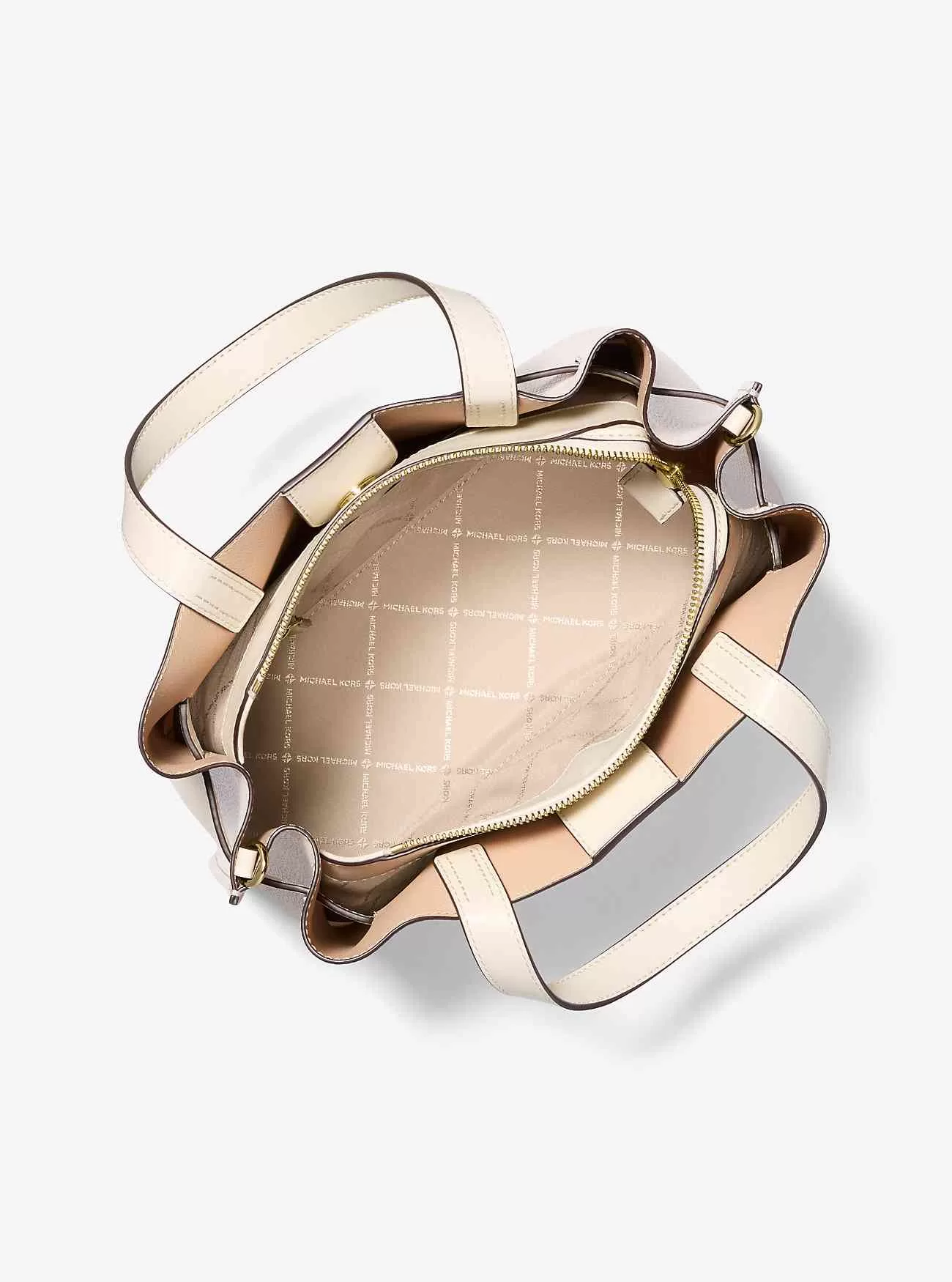 Große Emilia-Umhängetasche aus genarbtem Leder