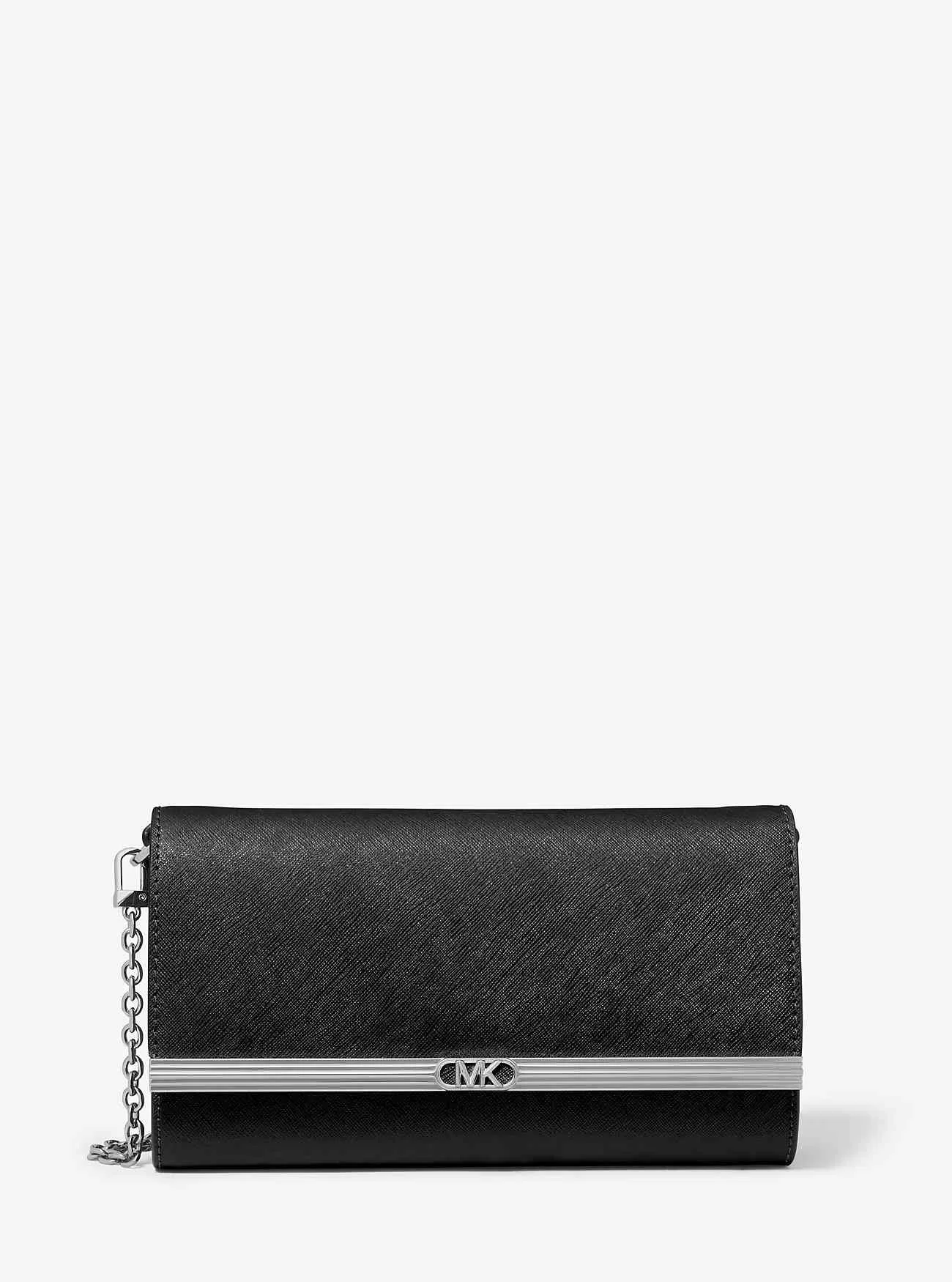 Große Mona-Clutch aus Saffiano-Leder