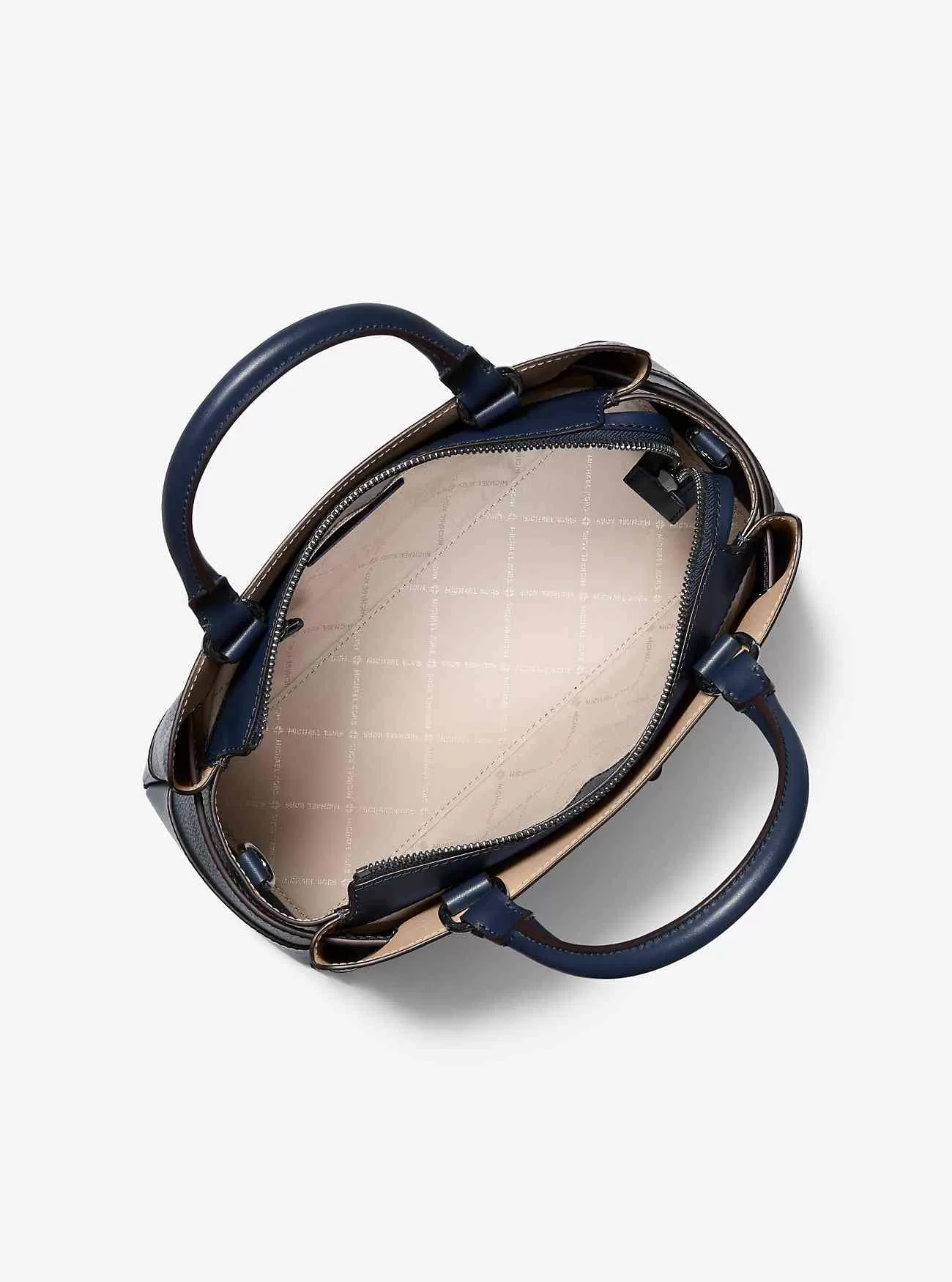 Große Reed-Umhängetasche aus genarbtem Leder