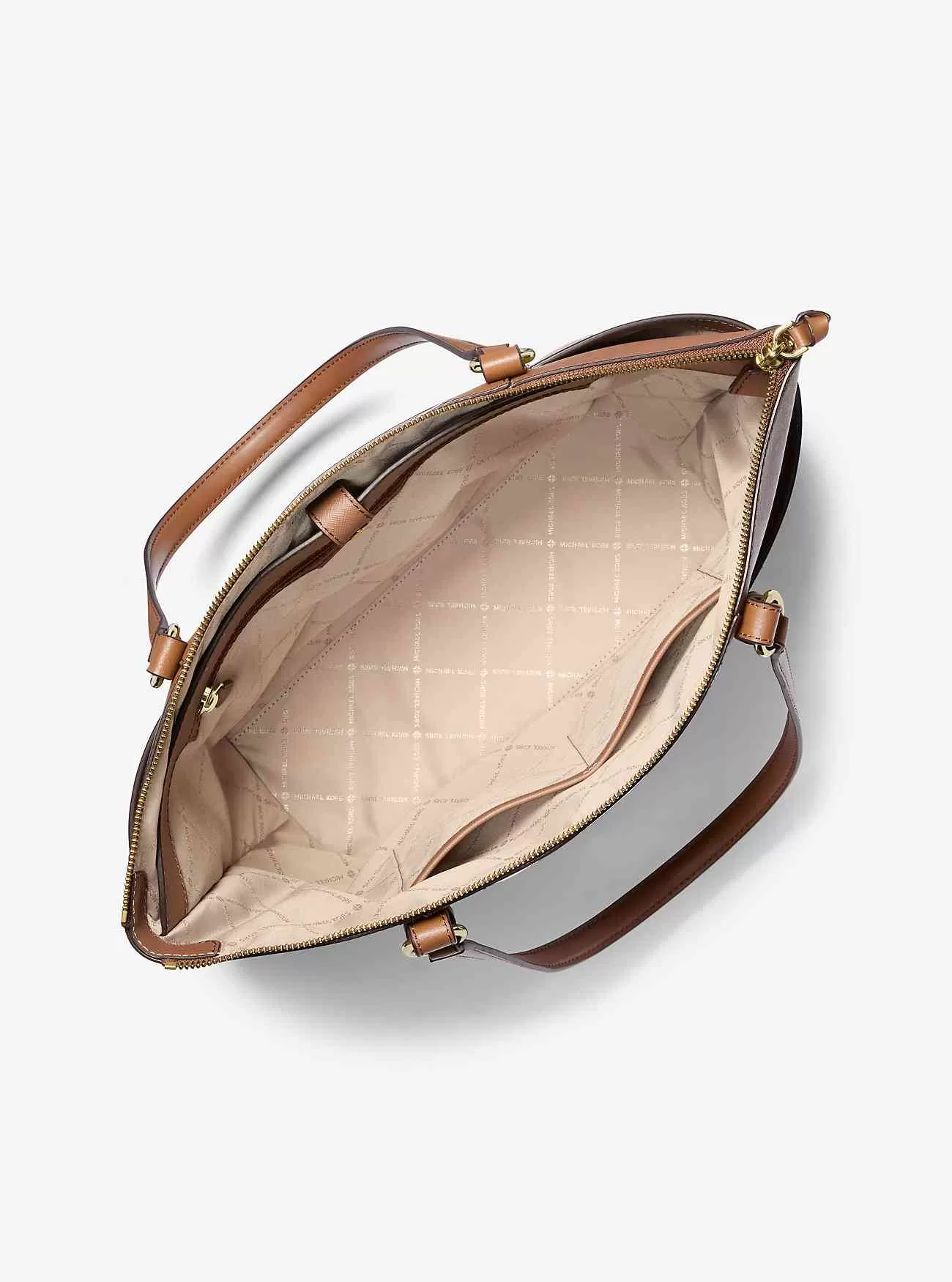 Große Sullivan-Tragetasche aus Saffiano-Leder mit Reißverschluss oben