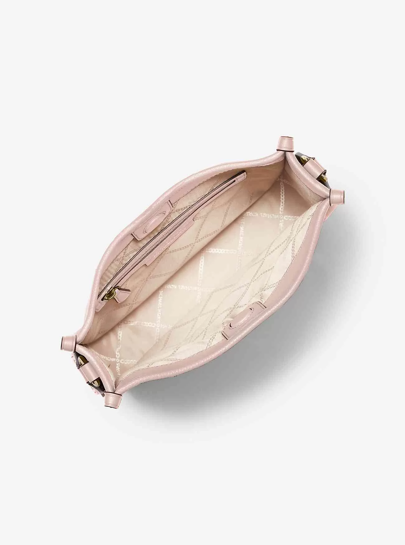 Große Umhängetasche Luisa aus genarbtem Leder