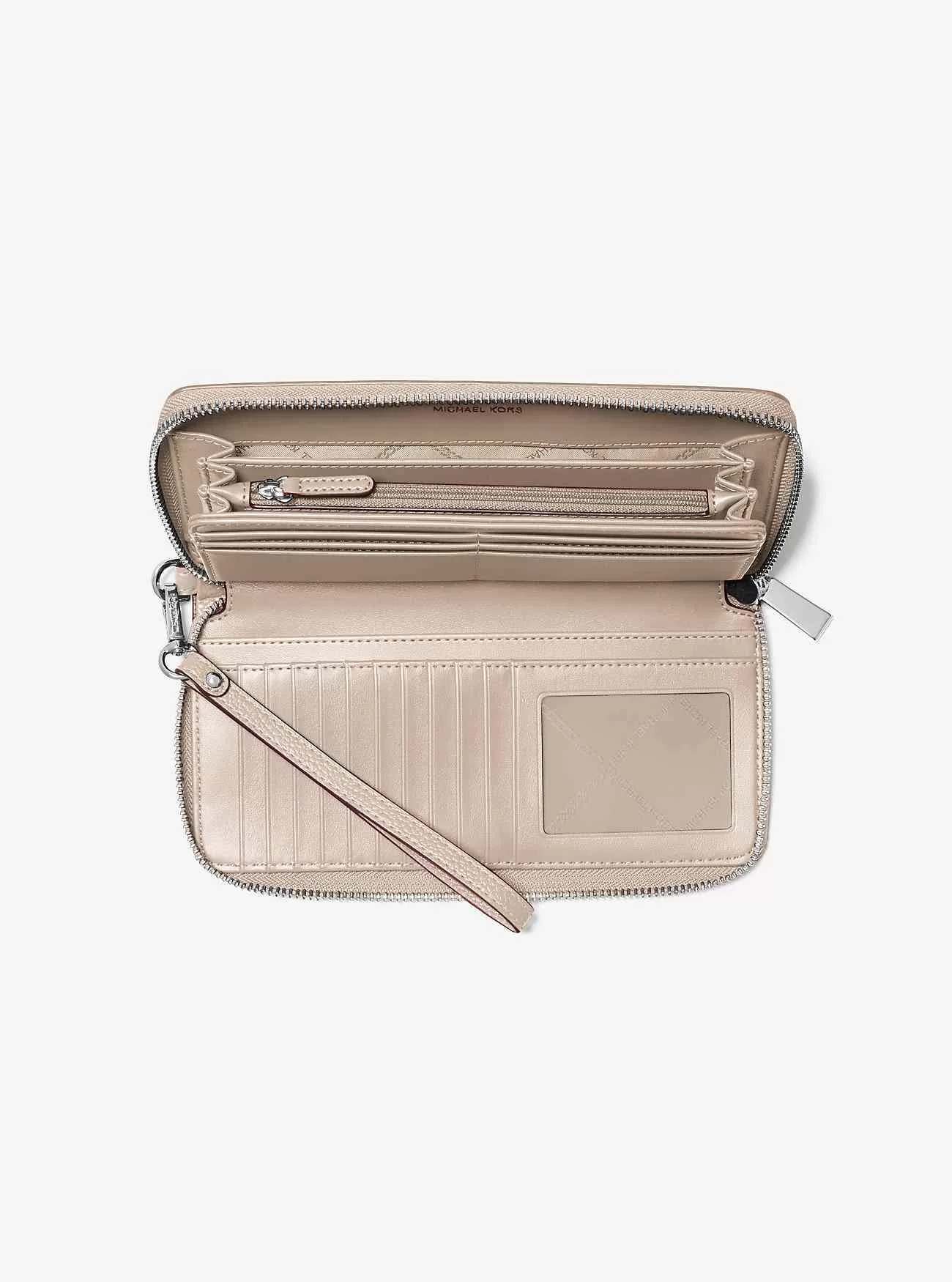 Große kontinentale Geldbörse aus gekrispeltem Leder