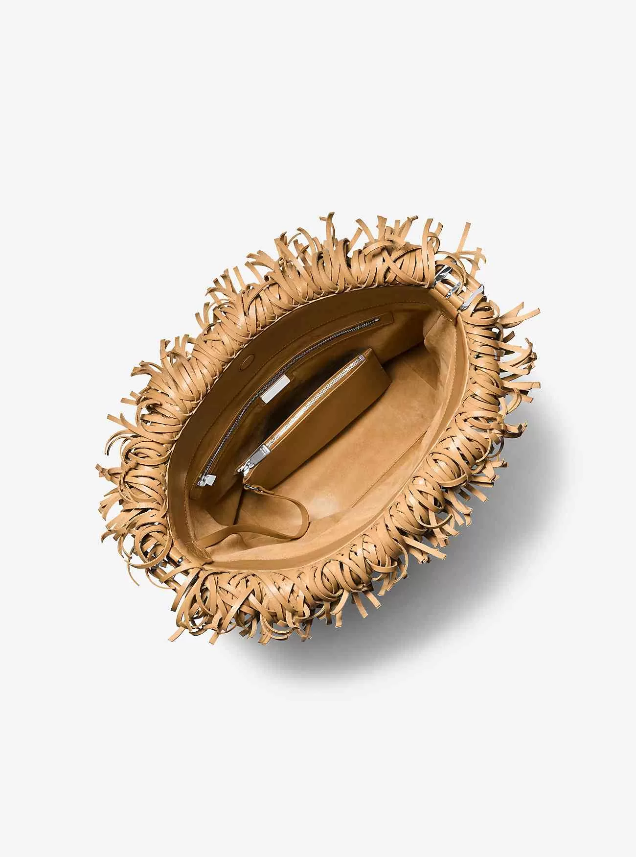 Handgewebte Hobo-Tasche aus Leder von Kiera