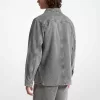 Hemdjacke aus gewaschenem Denim
