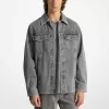Hemdjacke aus gewaschenem Denim