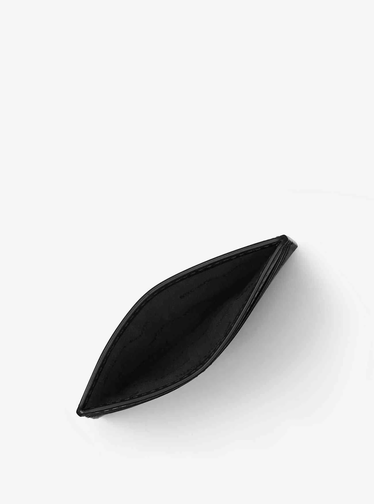 Hohes Kartenetui aus Harrison Crossgrain-Leder