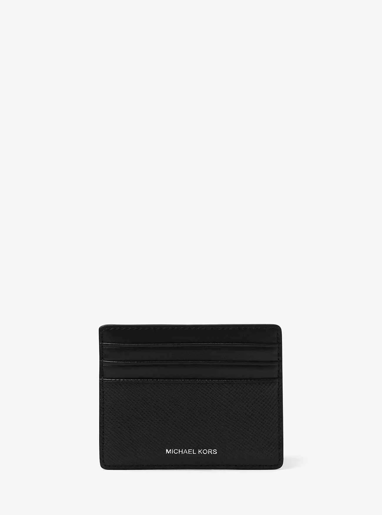 Hohes Kartenetui aus Harrison Crossgrain-Leder