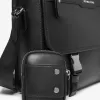 Hudson-Kuriertasche aus gekrispeltem Leder mit Beutel