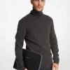 Hudson Laptoptasche aus Leder mit Krokodilprägung