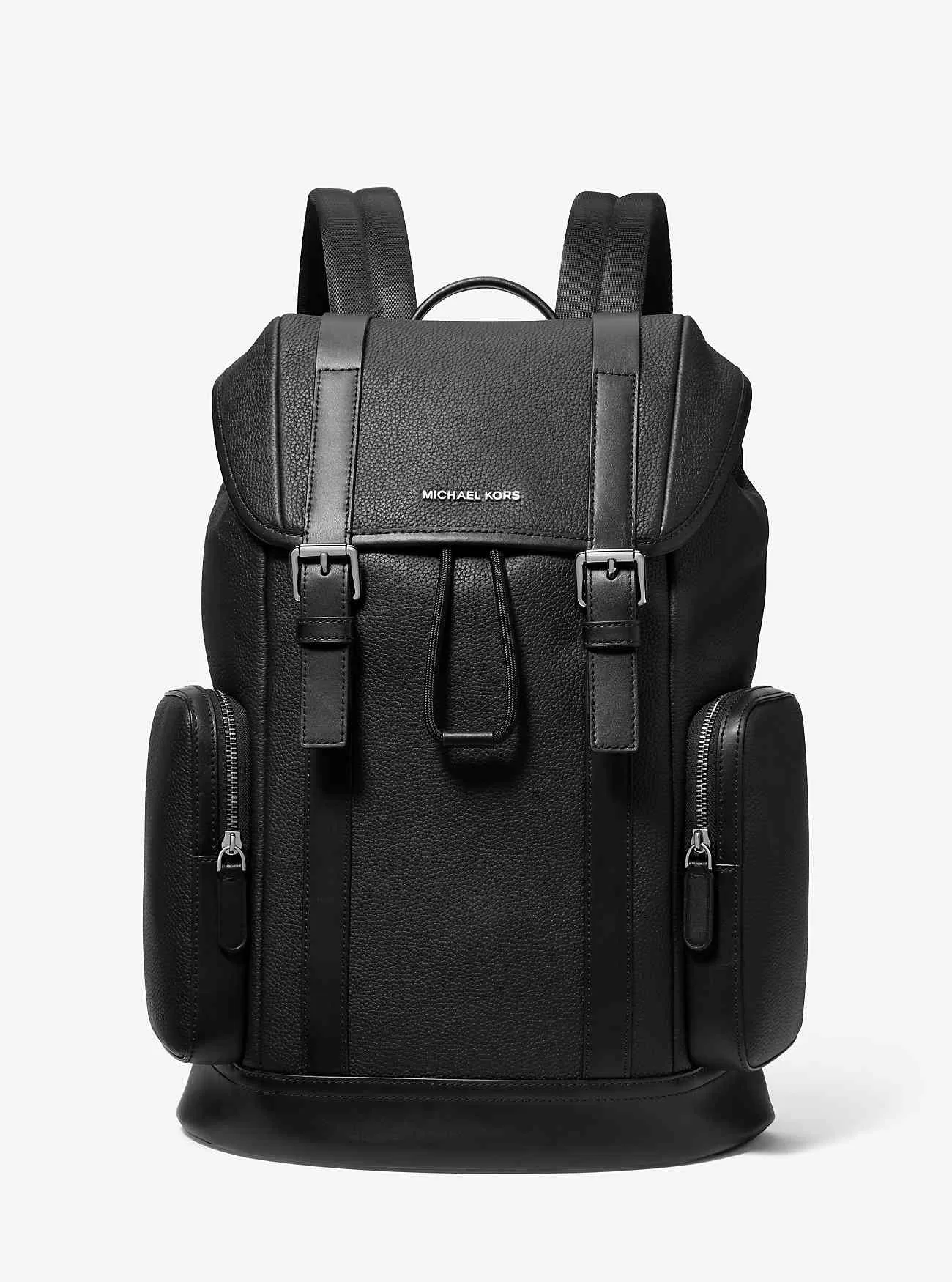 Hudson-Rucksack aus genarbtem Leder