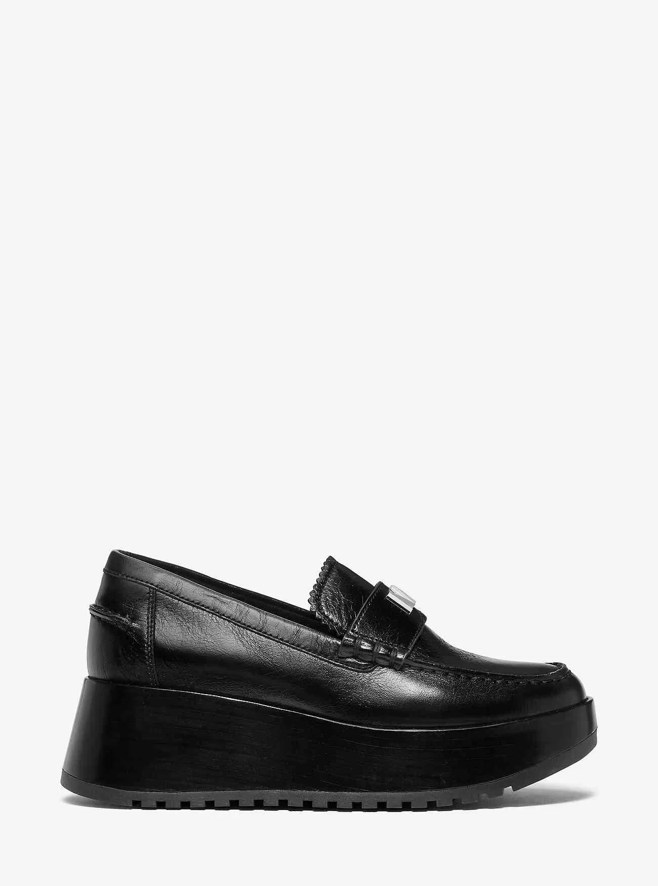 Indy-Plateau-Loafer aus Leder