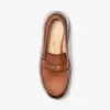 Indy Plateau-Loafer aus brüniertem Leder