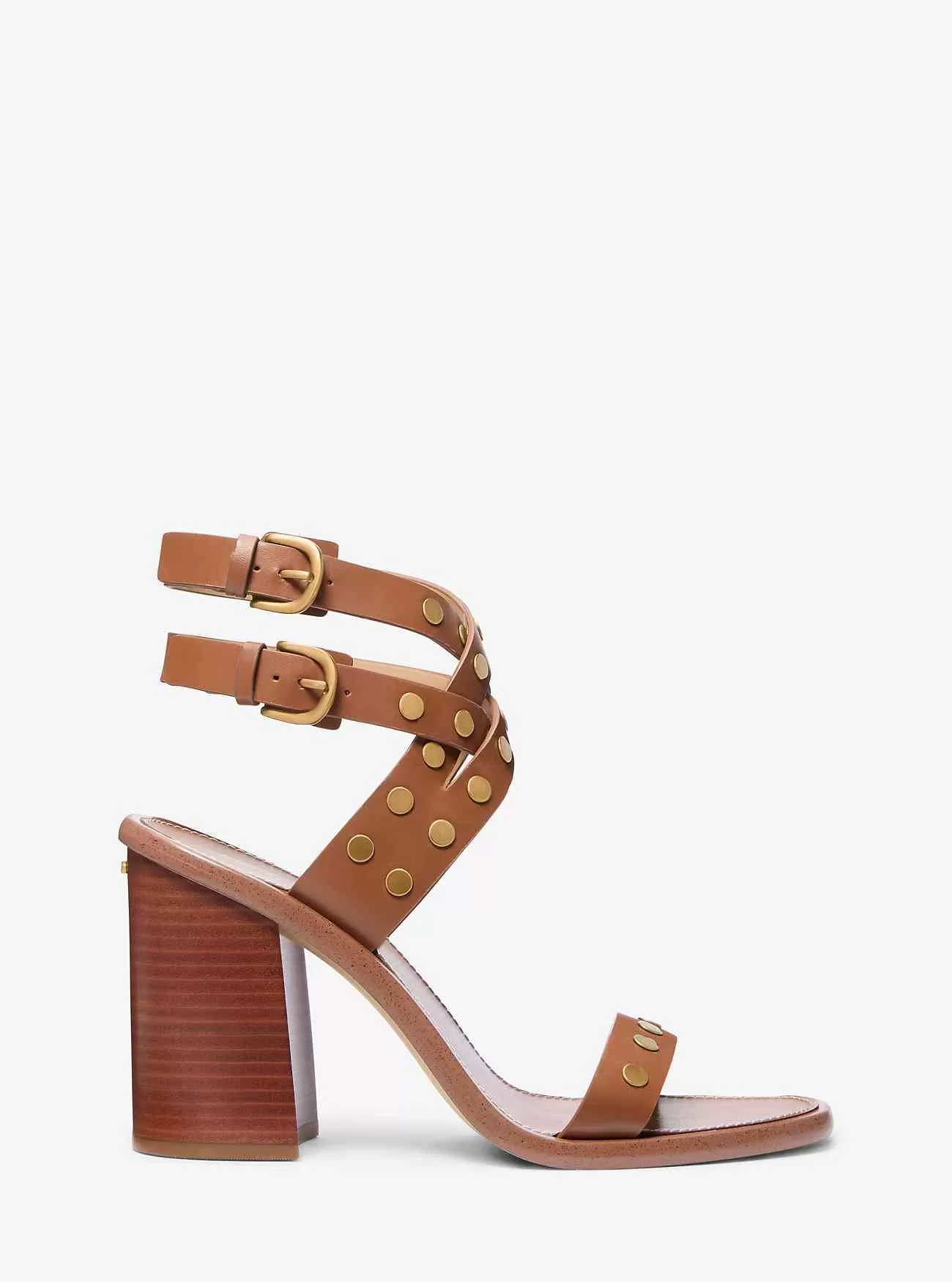 Irene Ledersandale mit Nieten