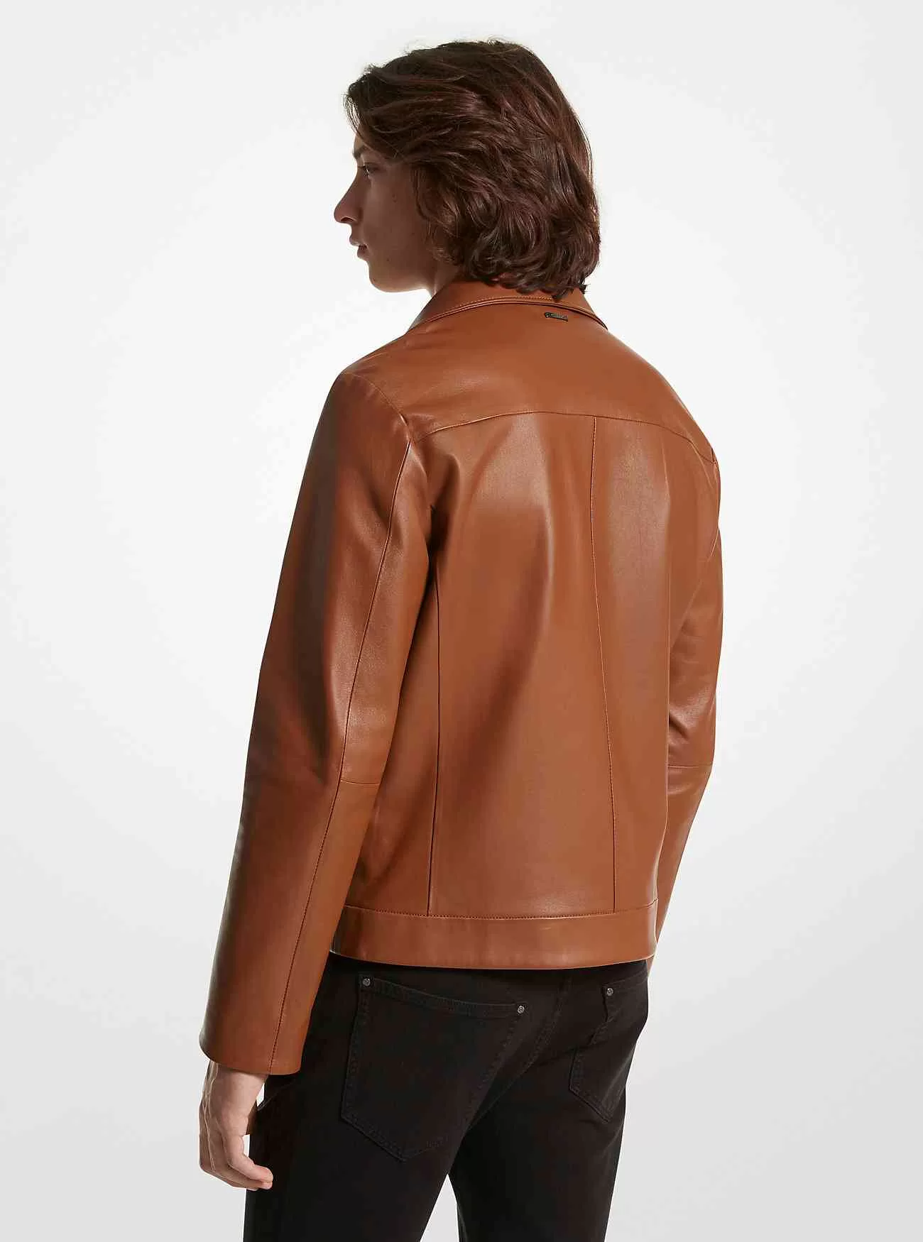 Jacke aus gebundenem Leder