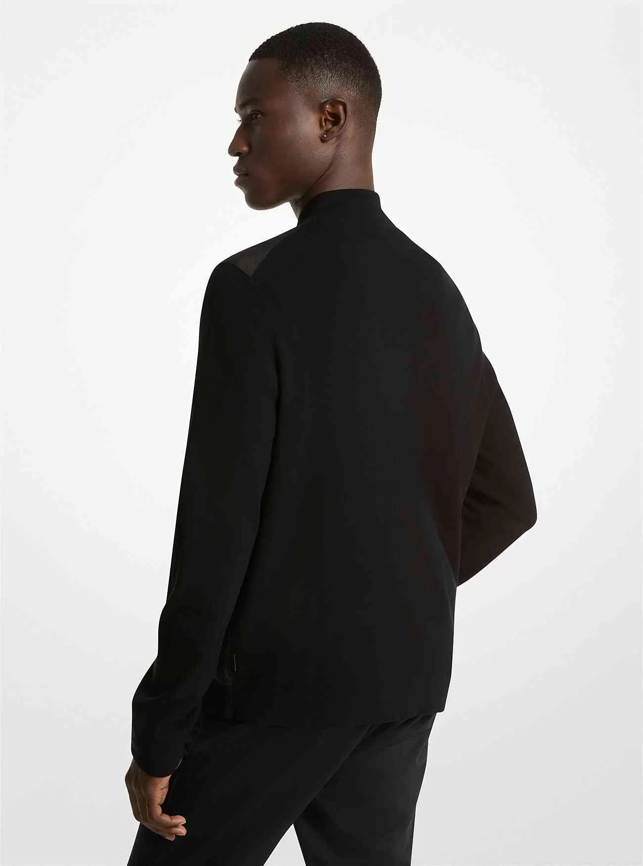 Jacke mit Reißverschluss aus Viskosemischung