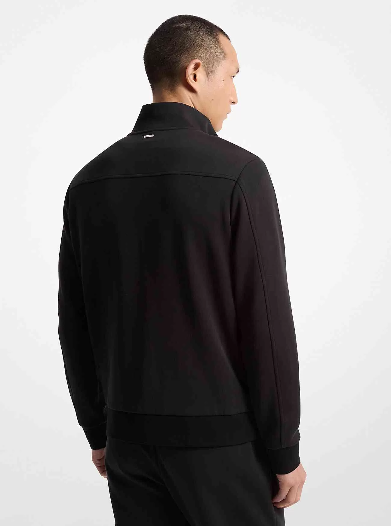 Jacke mit Stehkragen aus Stretch-Baumwolle