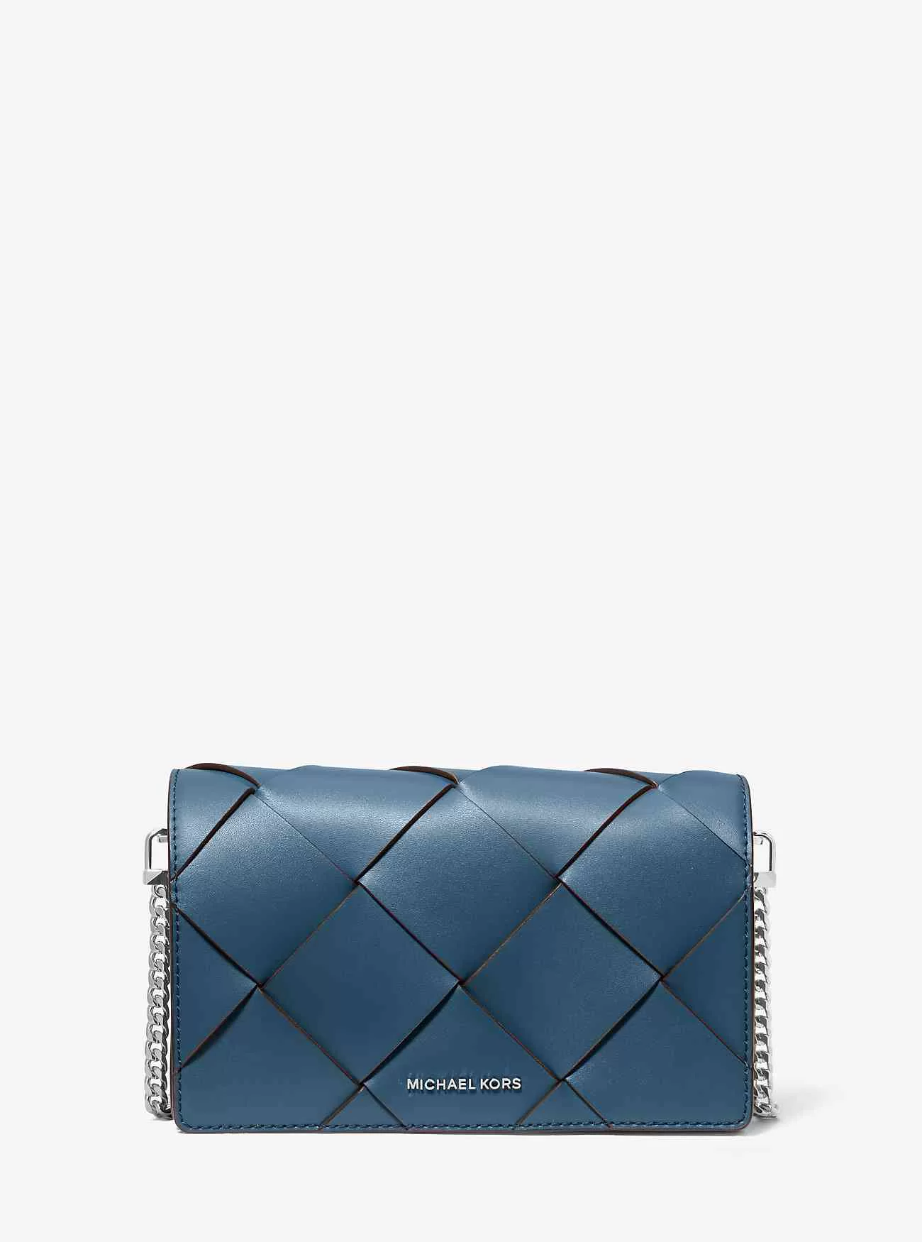 Jet Set Mittelgroße Umhängetasche aus gewebtem Leder Jet Set Mittelgroße Umhängetasche aus gewebtem Leder