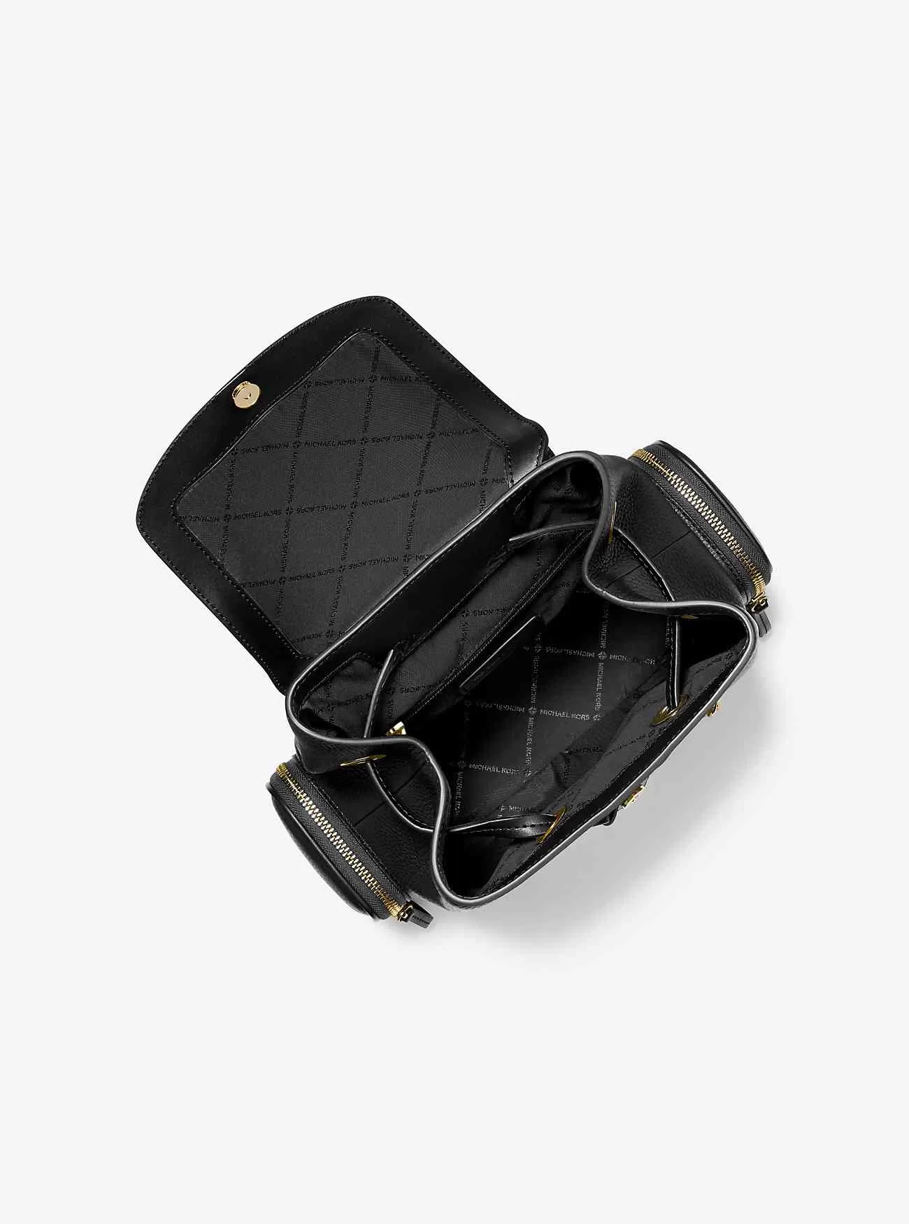 Jet Set Mittelgroßer Rucksack aus genarbtem Leder