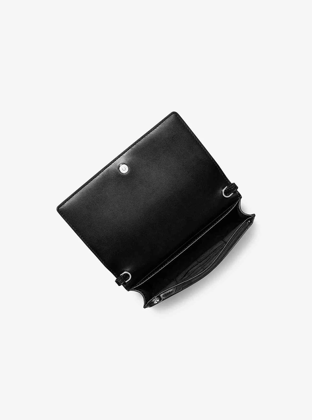 Jet Set mittelgroße Umhängetasche aus Kalbshaar mit Gepardenmuster