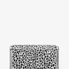 Jet Set mittelgroße Umhängetasche aus Kalbshaar mit Gepardenmuster