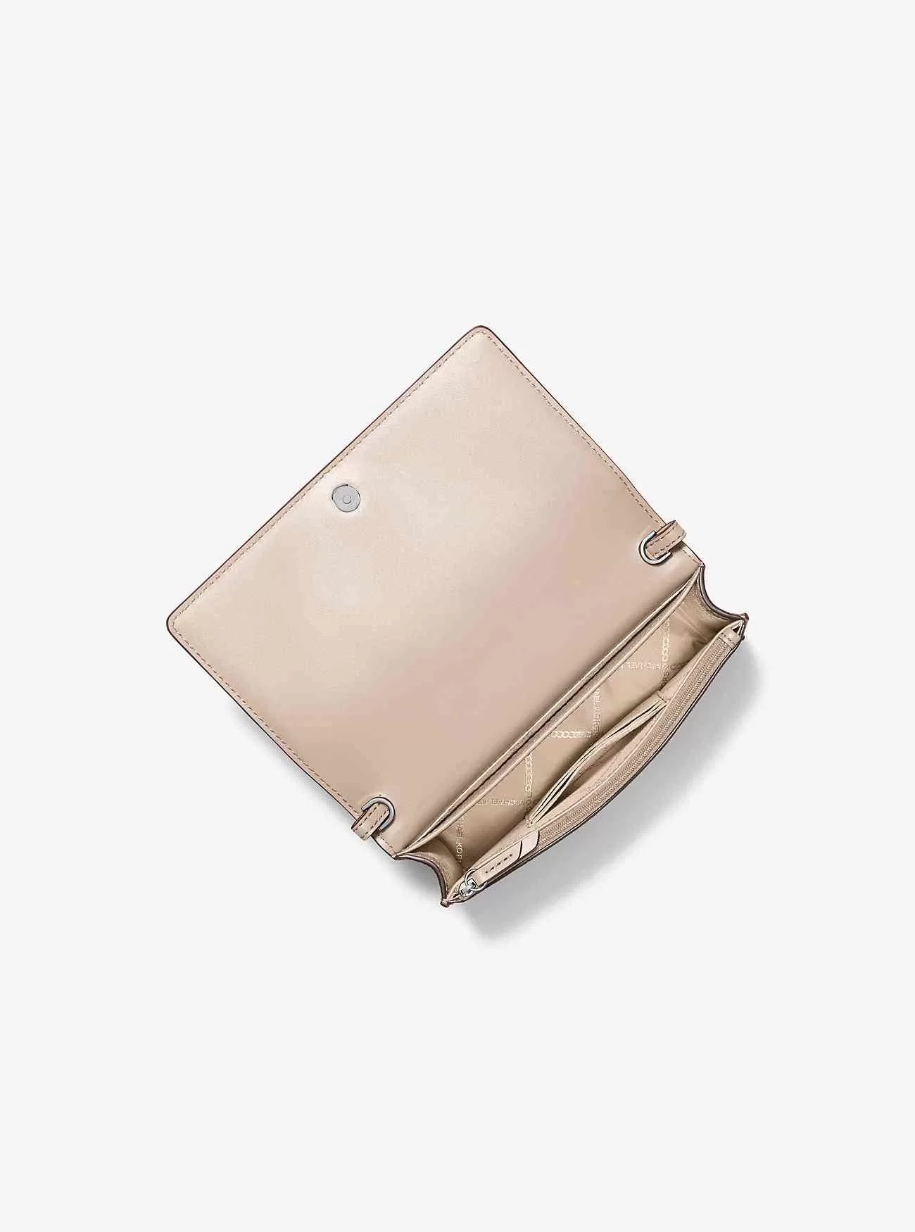 Jet Set mittelgroße Umhängetasche aus genarbtem Leder