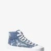 Jude High-Top-Sneaker aus Denim mit Spritzern